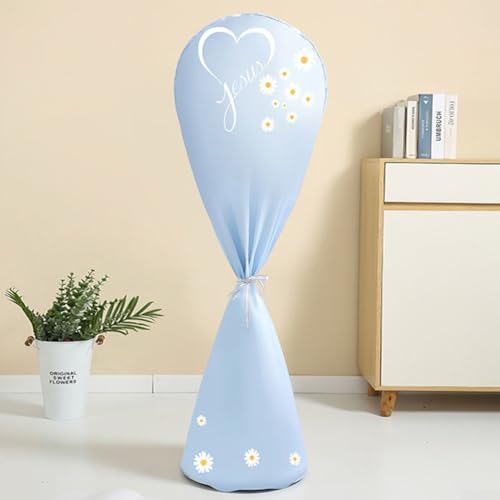 Cubierta impermeable para ventilador con diseño todo incluido para ventiladores de pedestal, evita el polvo y ralentiza el envejecimiento, seguro para niños (B)