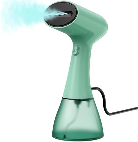 Clothes Steamer Powerful 1800W Handheld Steamer Clothing Detachable 400ml Water Tank 20S Fast Heat-up for Wrinkle Removal Portable Garment Steamer