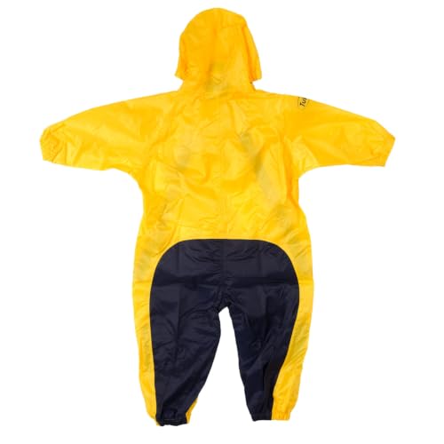 Image of Tuffo Muddy Buddy Kids Waterproof Rain Suit One-Piece Coverall, Dual Zippers, Sealed Seams, Reinforced Knees - Boys & Girls