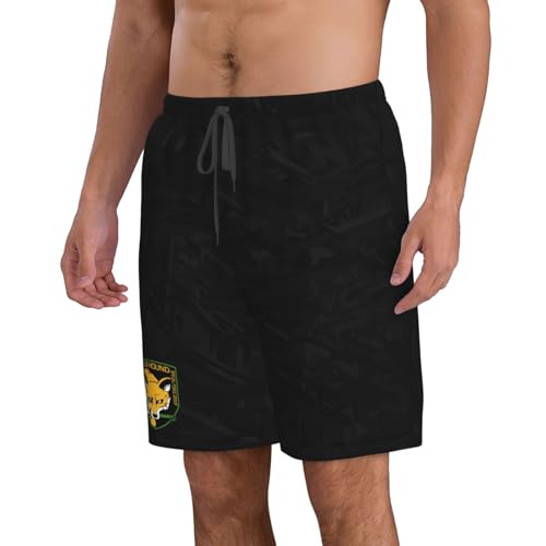Simple_Metal-Gear-Solid Fox Teenager Beach Shorts Swim Trunks Quick Dry Summer Outdoor Workout Shorts2