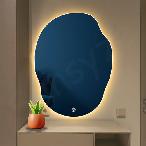 Sunsyze 18x24 inch Wall Mount Bathroom Mirror with Light - Image 2