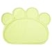ZJchao Dog Food Mat, PVC Cat Dog Litter Mat for Food and Water Bowl Feeding Bowl Placemat Pet Supplies Pets Accessories for Cats and Water, 15.4x11.6in (Claw Shape)