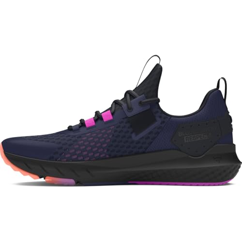 Under Armour Men's Project Rock Blood Sweat Respect 4, (402) Midnight Navy/Black/Flare Orange, 12, US