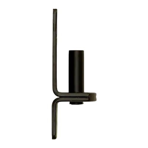 130mm x 40mm x 16mm (25mm) Black Heavy Duty Hinge Pin Gate Hinge Brackets Galvanised Steel (Pack of 2) X07E/2 - Image 3