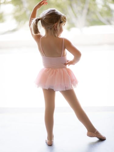 Image of DIPUG Ballet Tights for Girls - Thick Soft Footed Dance Tights for Toddlers and Kids