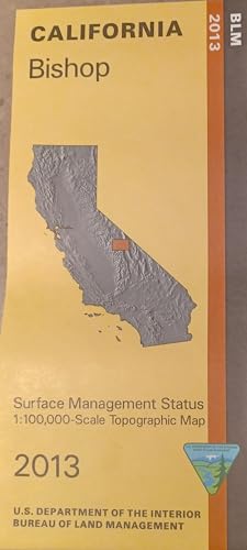 Bishop California Surface Management Status Topographic Map