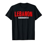 LEBANON MO MISSOURI Funny USA City Roots regalo vintage Camiseta