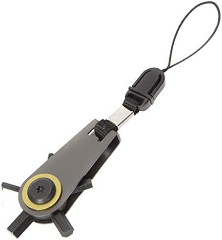 Citaaz Allen Key Zip Keychain - Durable Compact Tool Attachment Zip Puller, Titanium Allen Keys Compact Puller Attachment Rotating Hex
