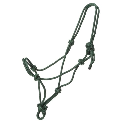 Tough1 Miniature Poly Rope Halter - Hunter Green - Medium