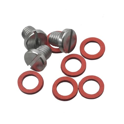 Bouchon en Acier Inoxydable 90340-08002 Vis Marine Non Magnétique pour Moteur Hors-Bord