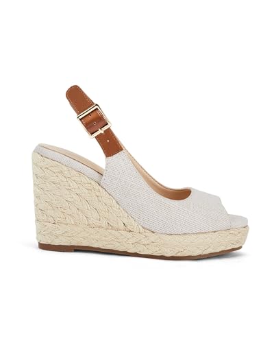 Image of Juliet Holy Womens Wedge Sandals Peep Toe Espadrilles Platform Ankle Strap Slingback Comfort Summer Dressy Shoes