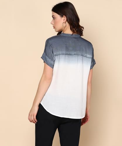 Image of Maaesa Hand Dyed Rayon Top for Women