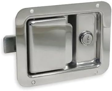 1Xpc4 Paddle Latch,Passivated,5-1/2 In. W Fits/Intended for Zoro Select 1Xpc4