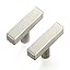 Brushed Nickel Square T-shaped