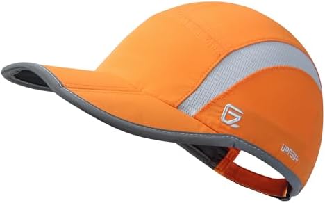 GADIEMKENSD Reflective Folding Outdoor Hat Unstructured Design UPF 50+ Sun Protection Sport Hats