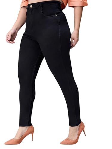 Image of Miss Chase A+ Women's Bootcut High Rise Regular Length Stretchable Denim Jeans