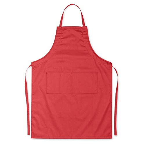 GiftmateApron Men Women for Cooking Baking Painting Gardening | Cotton Adjustable Apron with 2 Pockets | Oilproof Chef Apron for Kitchen Cafe Restaurant Barista