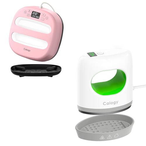 Calogy Super Mini Heat Press y Prensa Térmica 10"