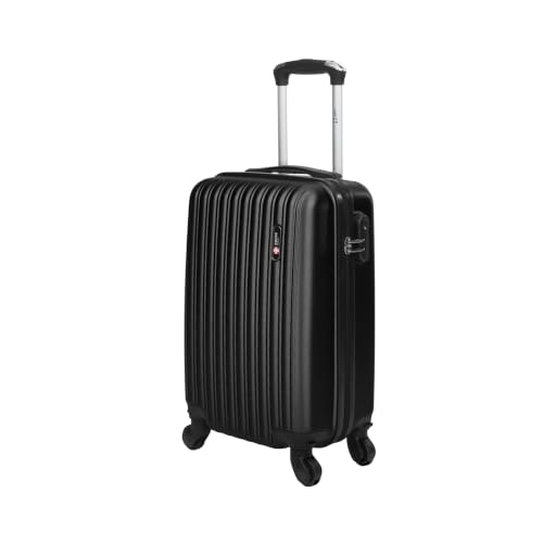 Mala de viagem bordo pequena 10kg Londres Swiss Move Preta