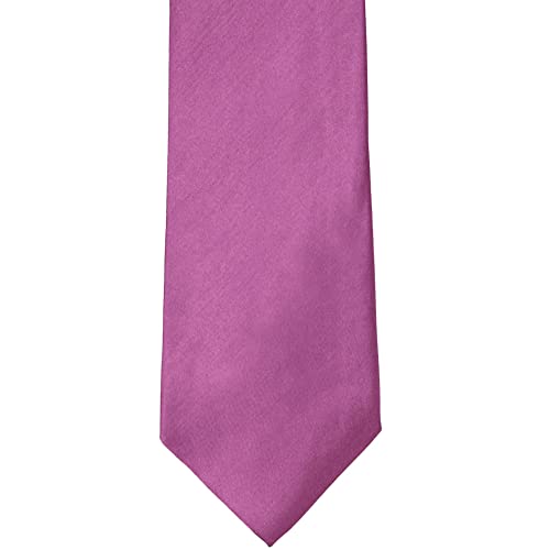 tiemart Solid Color Necktie (Orchid)