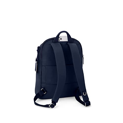 Image of TUMI - Voyageur Halsey Backpack - Travel Backpack - For Business, Fashion, Commute - Holds Up to 14 inch Screens - Indigo & Silver Hardware