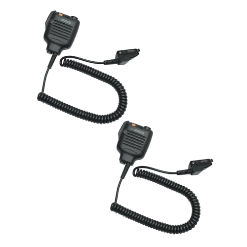 2Pack Speaker Mic Shoulder Handled Microphone for KMC25 NX-200 Radio