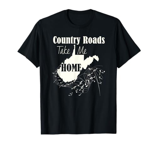 West Virginia Pride T-Shirt "Country Roads Take Me Home" T-Shirt