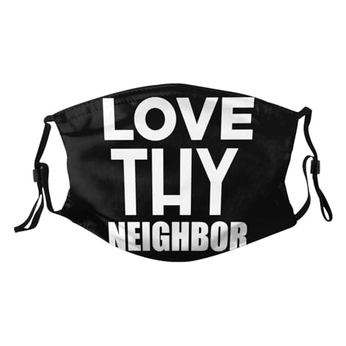 Love Thy Neighbor Adult Dust Mask Adjustable Dust Face with 2 Filter44