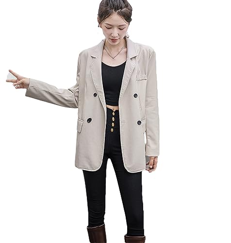 Veste en simili cuir femme coupe ajustée confort blanc uni taille L