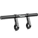 Kaedear(カエディア) バイク マルチバー クランプバー ステー ハンドル バー オートバイ スマホホルダー クランプ 径22mm 長さ303mm ハンドル径 32.0/28.6/25.4/22.0mm クランプバーマウント KDR-H4XW-BK