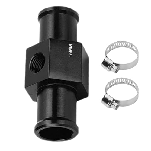 Adaptador para tubo de radiador con indicador sensor – Tubo flexible para juntas robusto, tubo flexible para junta de temperatura de agua | Tubo de unión para la temperatura del agua
