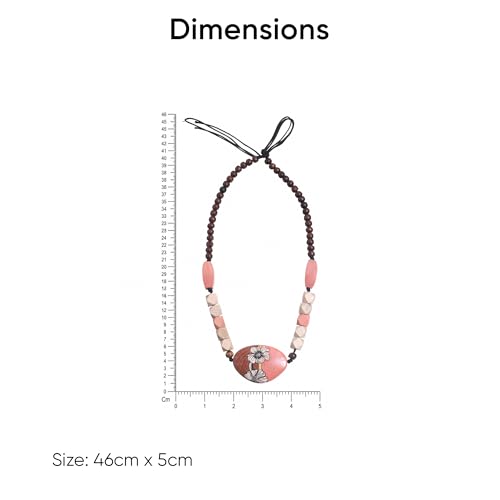 Image of AAKRITI ART CREATIONS Boho Tribal Handcrafted Ethnic Necklace Collection | Mandala, Dreamcatcher, Sunburst & Moonstone Designs | Artisan Collar, Lariat & Pendant Statement Jewelry for Women