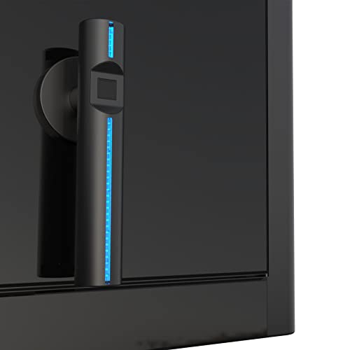 Bofon S-Series 2.17Cubic Feet Family Fingerprint Password Safe Box With Key,Built-In Humidity Monitor, Pistol,Lock Box,Case Box,Gun Safe,Cabinets For Home,Offic,Security Box #TOP7