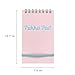 Pukka Pad Pastel A7 Pocket Book – Pack of 6 Twin Wire Head Bound Notebooks with 100 Pages, 50 Sheets of 8mm Feint Ruled 80GSM Paper, Perforated Margins, and Personal Detail Page – Pink, Blue, & Green