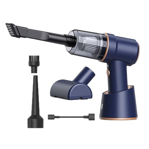Aspirateur portable pour voiture, aspirateur portable - aspirateur portable sans fil rechargeable, 120 W forte aspiration outil de nettoyage pour plus de...