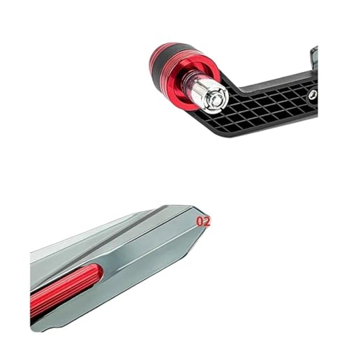 Bouclier garde-main Shiver haute résistance pour guidon de moto