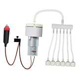 Bothyi Mini Aquarium Pump Compact Sturdy Powerful Practical Easy to Use Multipurpose with Accessories DC 12V Whisper, Style 8