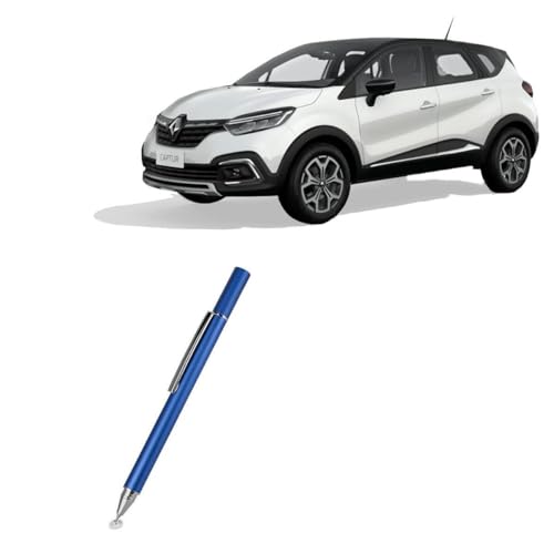 BoxWave Stylus Pen Compatible with Renault 2023 Captur Iconic Display (7 in) - FineTouch Capacitive Stylus, Super Precise Stylus Pen - Lunar Blue