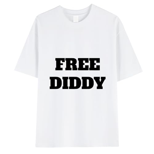 Free Diddy Shirt Music Fans T-Shirt White