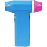 Eawfgtuw Bomba de aire eléctrica portátil de 180 W con batería recargable de 5000 mAh, velocidad ajustable para tablas de remo inflables, kayaks, barcos y tiendas de campaña, diseño ligero de ABS azul