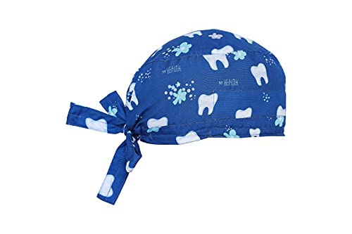 Image of Associated Uniforms Printed Scrub Cap Unisex with Sweat Band