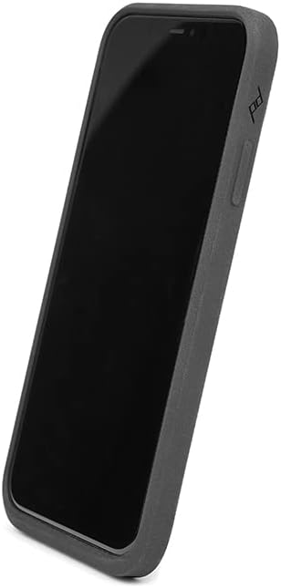 Peak Design Mobile Everyday Loop Phone Case for iPhone 14 Pro, Charcoal, with Loop, Slim Profile, Drop Protection, Weatherproof Fabric Shell, SlimLink Connects to Mobile Mounts & Gear