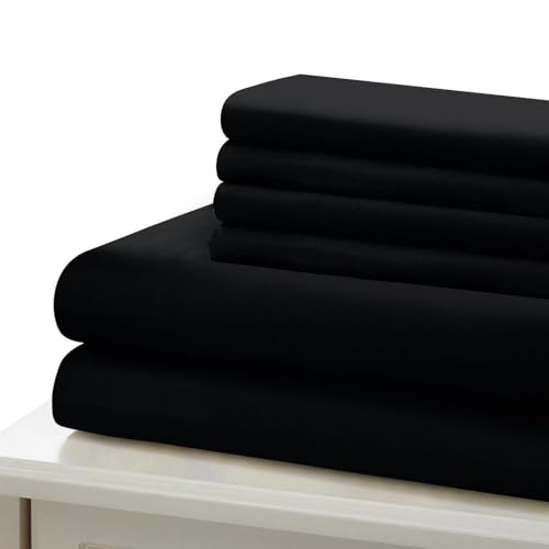 Housse de couette damas noir et blanc parure de lit microfibre 260x220cm imprimé 3D - 7