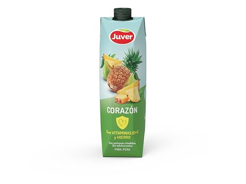 Juver Bebida Corazón Piña y Pera, 1l