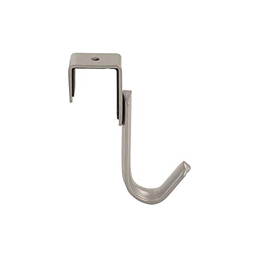 Spectrum Diversified Ashley, Set Of 2, Installation Kitchen & Bathroom Pot Holder & Towel Hooks, Scratch-Resistant Foam Protects Cabinet Doors, Pack Of 1, Satin Nickel, 2 Count #TOP2