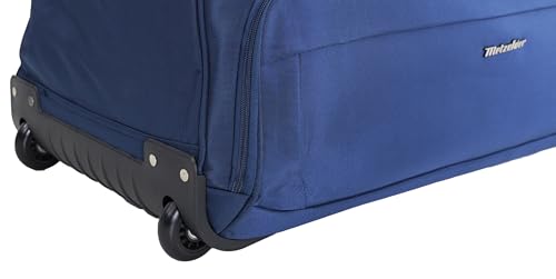 METZELDER Sac Voyages Trolley à roulettes Walker Gros Volume Chargement. (Bleu (Blue), Grande Taille (Soute)_73x37x36cm_98L_2,7kg) – vue 4