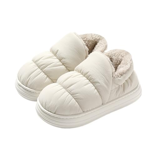 Bottines d'hiver chaudes en fourrure pour femmes souffrant des pieds froids blanc 39