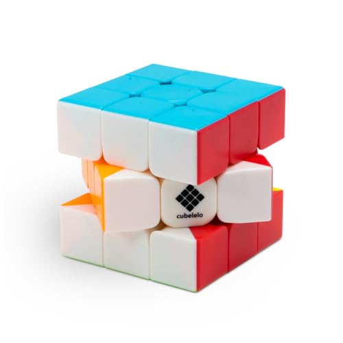 Image of Cubelelo Drift 3x3 Stickerless with Cube Lubricant and Stand Combo | High-Performance Speed Cube | Smooth Turning & Durable | Ideal for Beginners & Pros | Suitable for Kids & Adults