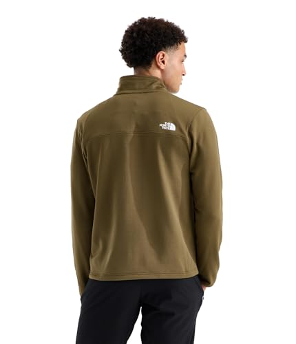 Image of THE NORTH FACE mens Cedar Trail Grid Fleece Quarter Zip Jacket | Cold Weather Top With Durable, Reinforced Bindings