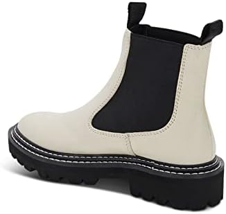 Dolce Vita Women's Moana Ankle Boot, Ivory Leather, 7.5 | Image 1
